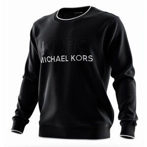 Michael Kors Men's Black Crewneck Sweater